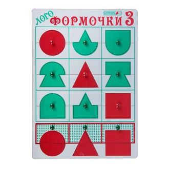 Игра-конструктор &quot;Логоформочки-3&quot; с держателем