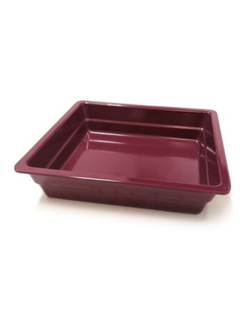 Гастроёмкость 1/2-65, меламин, цвет винный