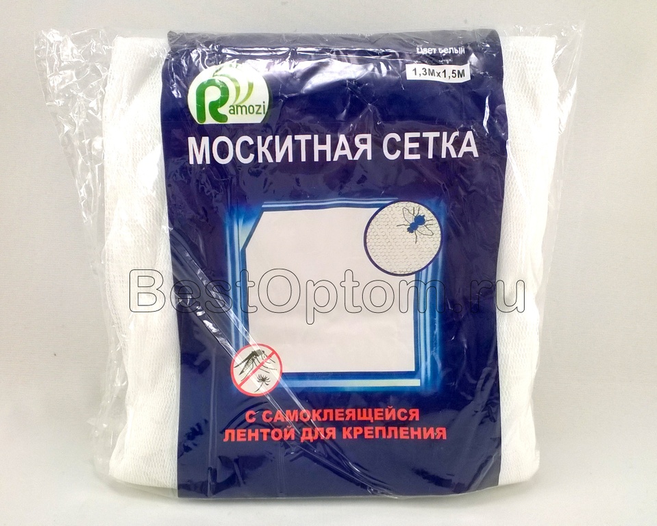 Москитная сетка на липучке на окно оптом