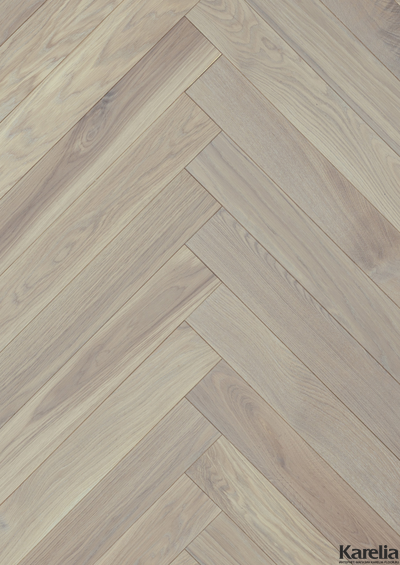 Паркетная доска Karelia Herringbone Дуб Tan HB