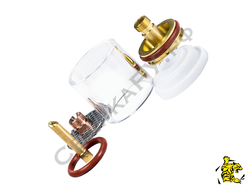 Набор газовой линзы горелки TIG Старт Custom Set 7 ф2.4мм сопло прозрачное ф29х32.5мм для TIG-17,18,