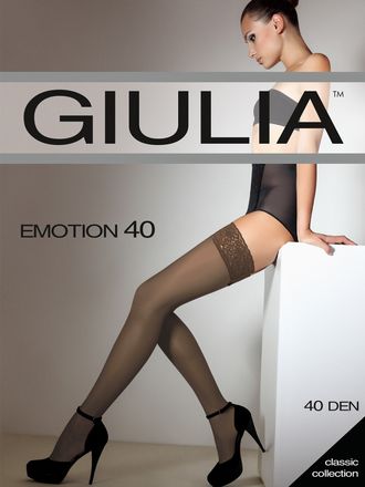 Чулки Giulia Emotion 40 den, 1\2 nero