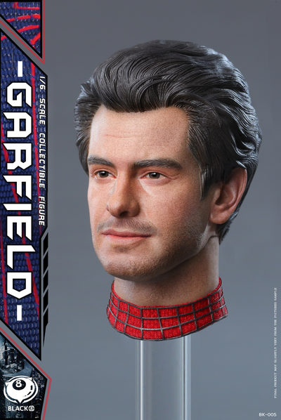 Голова (скульпт) с шеей Эндрю Гарфилд (Человек-Паук) 1/6 - Garfield Head (BK-005A) - BLACK 8 STUDIO