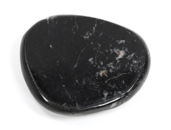 Турмалин черный, Шерл, полировка плоская, Бразилия (42*34*9 мм, 27 г) №35670