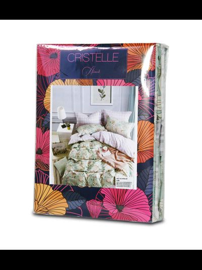 Постельное белье CRISTELLE AMANTE комплект сатин евро 200x220x1 230x250x1 50x70x2 70x70x2 AM04-141