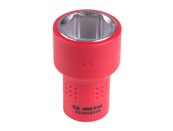 Головка торцевая диэлектрическая шестигранная 1/2", 24 мм KING TONY 4335VE24M