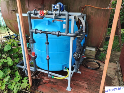 Подкормочный узел 5-16м3 (размешивание лопастями)