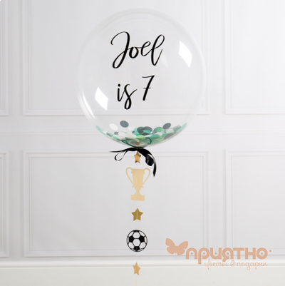 CЕТ ИЗ ВОЗДУШНЫХ ШАРОВ "ФУТБОЛ"