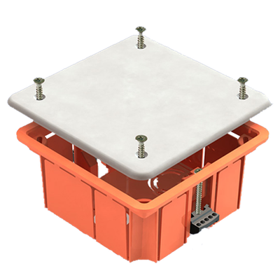 Коробка КМ41022 распаячная 92х92x45мм для полых стен