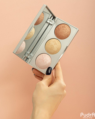 Golden Rose Палетка хайлайтеров для стробинга Strobing Highlighter Palette