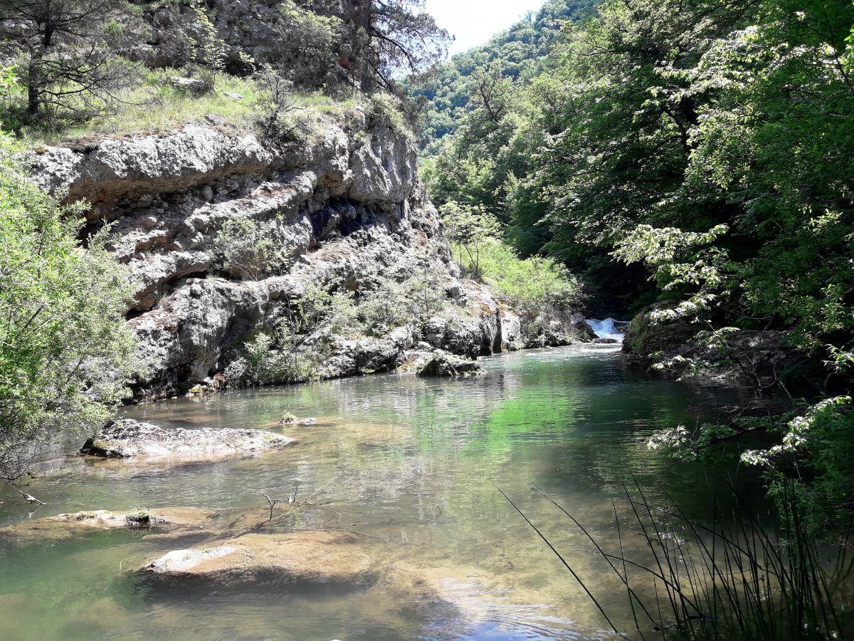 Каньон черной речки в Крыму