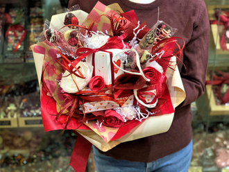 Подарок для влюблённых - Вкусный букет Арт 17.574