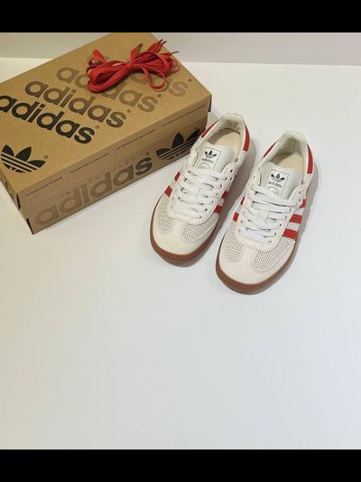 Adidas Samba OG Crystal White Preloved Red