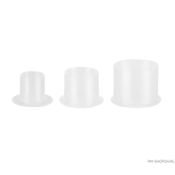 Емкости для пигмента с плоским дном EZ Tattoo (10 мм) - в магазине pm-shop24.ru