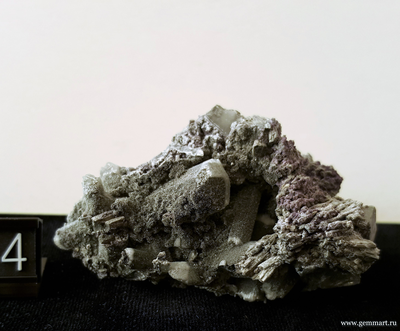 Натролит, друза кристаллов. Кольский п-ов. Россия.  68*46*41мм