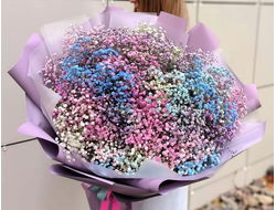 Огромный букет из гипсофилы