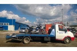 Мотоэвакуатор из Чехова в Москву 27.08.2016