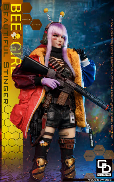 Пчелка, девушка-стрелок - КОЛЛЕКЦИОННАЯ ФИГУРКА 1/6 scale END BEE GIRL (GD97003) - GDTOYS
