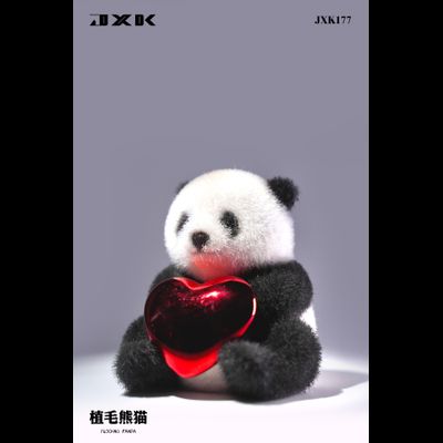 Пушистая панда - Коллекционная ФИГУРКА 1/6 scale Flocking Panda (JXK177) - JXK