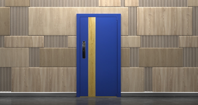 Стальная дверь   Lamborghini. Заказная модель.