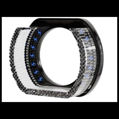 5D angel eyes U type 3.0 дюйма, Белый цвет (комплект, 2шт)