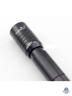 Фонарик для дайвинга Yupard-Zoom 1T6-1000Lm белый