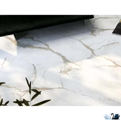 Керамогранит Zerde Tile Calacatta brown 80х80 см глянцевый