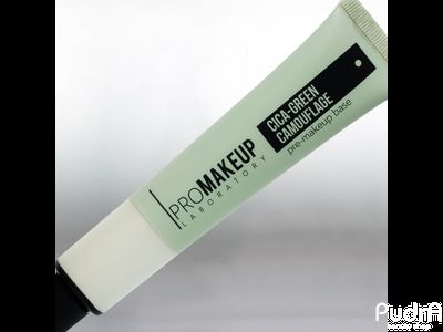 PROMAKEUP laboratory CICA-GREEN CAMOUFLAGE Kамуфлирующая матирующая основа под макияж с центеллой азиатской