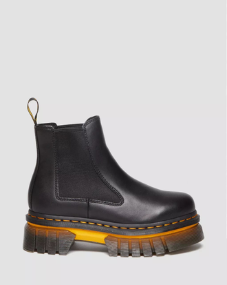 Челси Dr Martens Audrick Contrast Sole Leather Platform Chelsea Boots