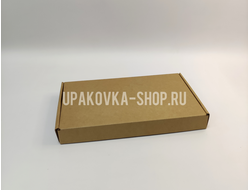 Коробка с откидной крышкой 260*160*30 мм БУРЫЙ