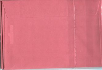 Набор цветных конвертов С6 - 5 штук (красные)