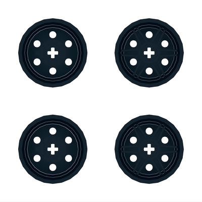 !АНАЛОГ! Wheels /  30 rims Black, BLACK (WHL2)