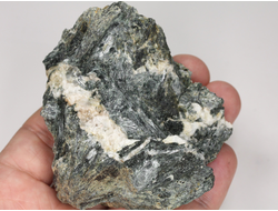 Актинолит, Россия, Северный Кавказ, КЧР, река Большой Блыб (75*70*36 мм, 164 г) №29631