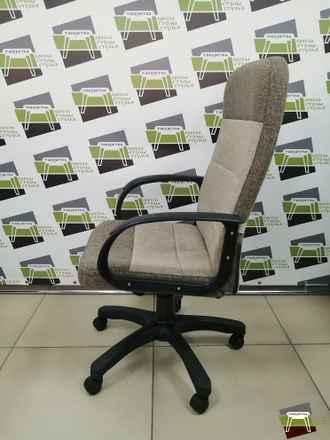 Кресло КР58 ТГ ПЛАСТ К31 (ткань Крафт светло-серая)/К32 (ткань Крафт темно-серая)