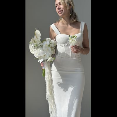 Букет невесты &amp; Бутоньерка 1332