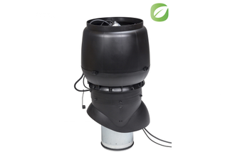 Вентиляционная труба Vilpe XL ECo250P 200/500 с вентилятором 0-1250 м3/час черный