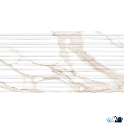 Плитка Belani Torano декор бежевый 30х60 см, настенная, под мрамор, глянец, рельеф, Береза керамика