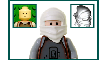 Минифигурка «Охотника за Головами»  Денгара из Набора LEGO # 6209.