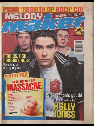 Melody Maker Magazine 13 February 1999 Stereophonics Иностранные музыкальные журналы, Intpressshop