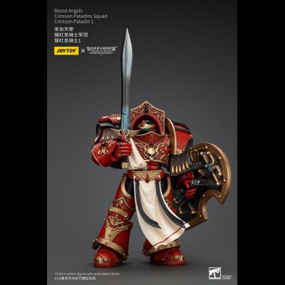 Алый паладин Кровавых Ангелов (Warhammer Horus Heresy) - КОЛЛЕКЦИОННАЯ ФИГУРКА 1/18 Blood Angels Crimson Paladin 1 (JT00317) - JOYTOY