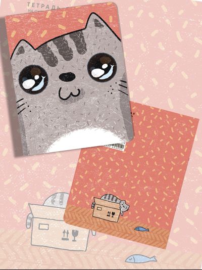 Тетради Милые коты Sweet cat's - 24 листа