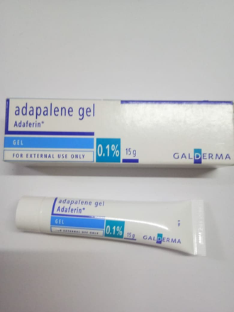 Adapalene (Адапален, Дифферин) gel 0.1% 15 гр.  Гель от прыщей и морщин. Galderma, Франция