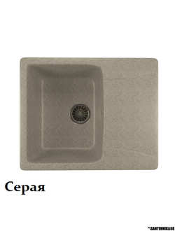 Мойки из искусственного мрамора MIXLINE ML-GM26 с крылом 470*580*190мм