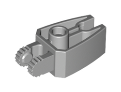 Hinge 1 x 3 Locking with 2 Fingers and Claw End, Light Bluish Gray (41529 / 4211726)