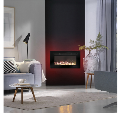 Линейный электрический очаг Alpha Pebble