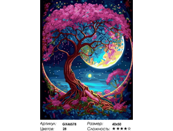 Картина по номерам 40х50 на подрамнике GX46578