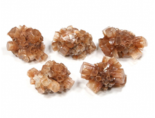 Арагонит оранжевый, сросток кристаллов в ассортименте, Марокко (38-40 мм, 24-30 г) №27292