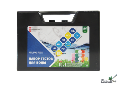 НАБОР ИЗ 10 ТЕСТОВ НИЛПА ДЛЯ ИЗМЕРЕНИЯ ПОКАЗАТЕЛЕЙ ВОДЫ В АКВАРИУМЕ