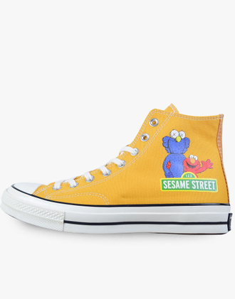 Кеды Converse Sesame Street Elmo 1970s High Yellow мужские