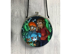 Сумка круглая Sally Face, Салли Фейс №25